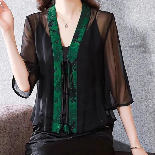 Cardigan femme chic semi - cardigan,