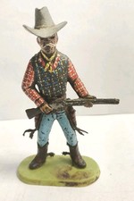 Soldatino cromoplasto Tipo Landi anni 60 Cowboy con Fucile 