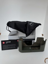 Leica Mezza Custodia Verde Oliva Originale in pelle con imballo originale
