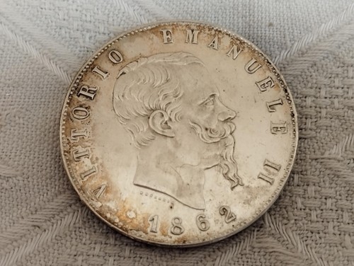 Antica moneta argento lire - moneta, d'argento