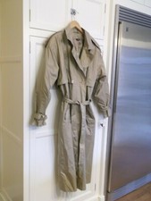 Brem Rainwear Trench Impermeabile Marrone Rimovibile Fodera Isolata Cintura 24W, Nuovo con etichette