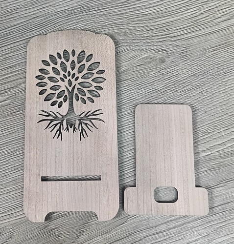 Supporto telefono legno - telefono,