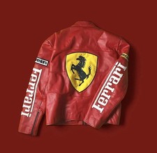 Giacca in pelle Ferrari Racing