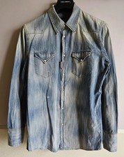 DSQUARED2 camicia uomo denim