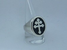 Anello croce lorena argento - croce,