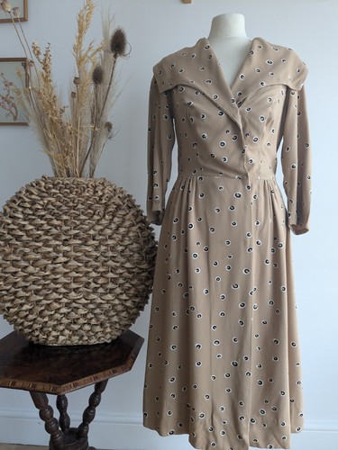 Abito midi vintage anni 50 - abito,