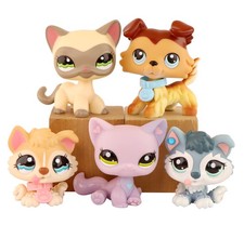 5 pezzi/set Pet Shop Collie e
