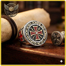 Anello cavalieri templari - cavalieri,