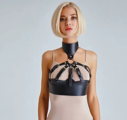 Body harness collare - harness, mistress