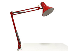 Lampada da tavolo vintage anni 70 industriale con morsetto architetto Twist T1