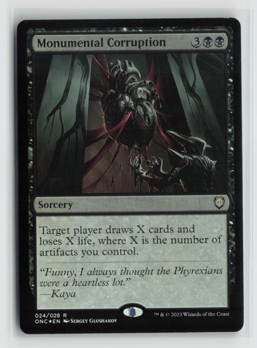 Monumental corruption 024 foil - corruption,