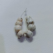 Vintage corallo bianco perline