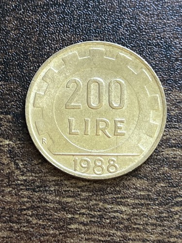 1988 italy italian 200 - italian, lire
