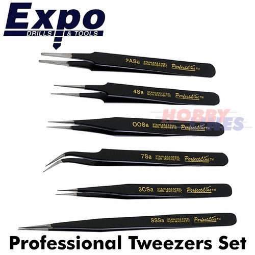 Pinzetta 6pz set - pinzetta, professionale