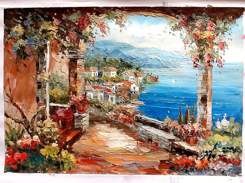 Dipinto originale firmato a - originale,