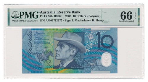 Banconota australia dollari - australia, 10