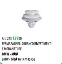 10 x Clip con Rondella Natur