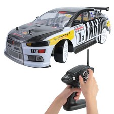 Auto da corsa radiocomandata doppia batteria forte velocità potenza 1:10 modellino veicolo RVVU