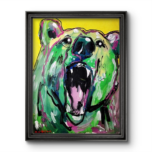 Aleph animale dipinto - a, mano