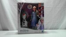Disney Frozen 2 Talk and Glow Bambole Olaf ed Elsa Hasbro NUOVE 20+ Frasi Suoni