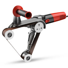 Levigatrice elettrica a nastro 3 ruote trafilatrice elettrica in metallo tondo 760x40MM