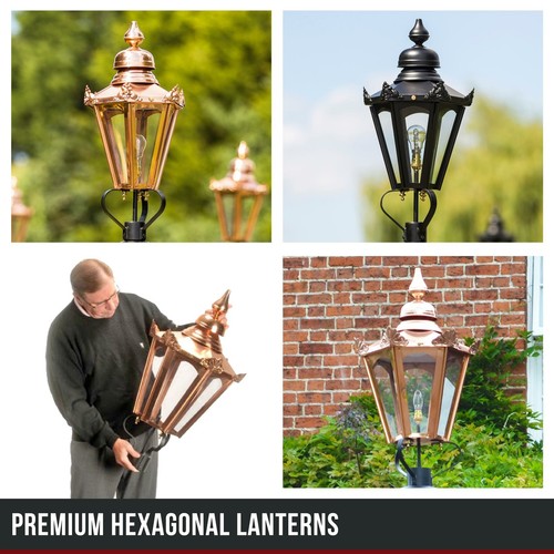 Lanterne esagonali premium