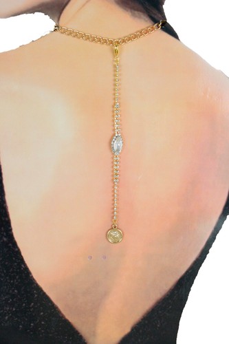 Donna oro metallo catena - metallo,
