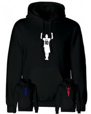 Felpa stampa MESSI calcio nera