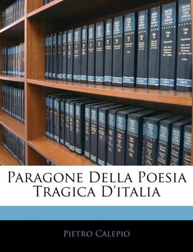 Calepio paragone della - -,