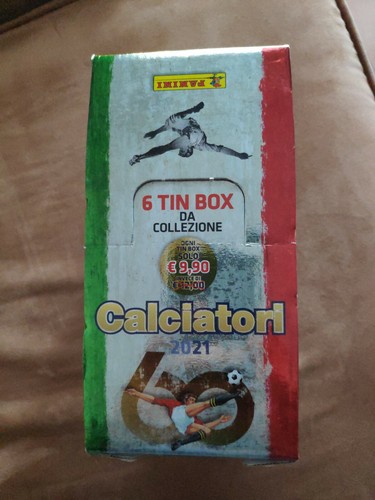 Tin box calciatori panini 2021 - calciatori,
