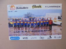 CARTOLINA CICLISMO - TEAM "DROMEDARIO-FIBOX-LAMINOX" (FORMATO GRANDE) 20X30