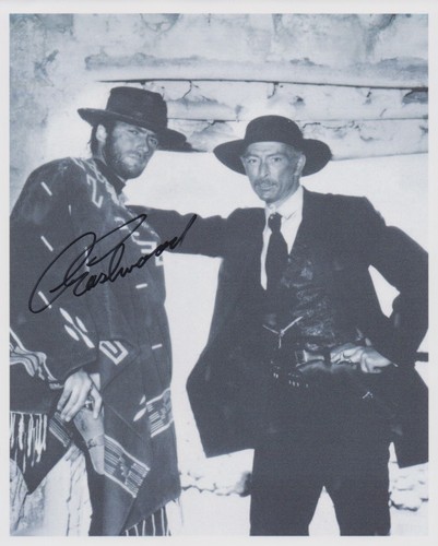 Clint eastwood firmato 8x10 - clint,