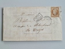 Antica Lettera Courier Troyes