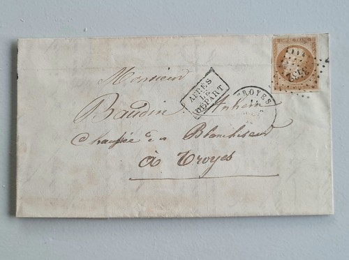 Antica lettera courier - antica,