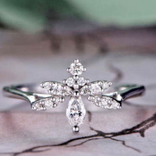 Anello donna tondo simulato