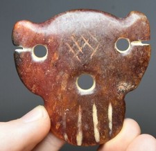 Ciondolo amuleto testa faccia