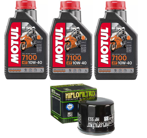 Tagliando motul 7100 10w40 - tagliando, 3l