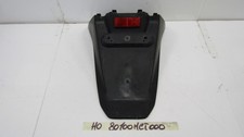 Rear fender license plate