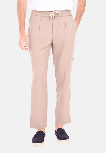 Pantaloni uomo 100 lino - pantaloni,