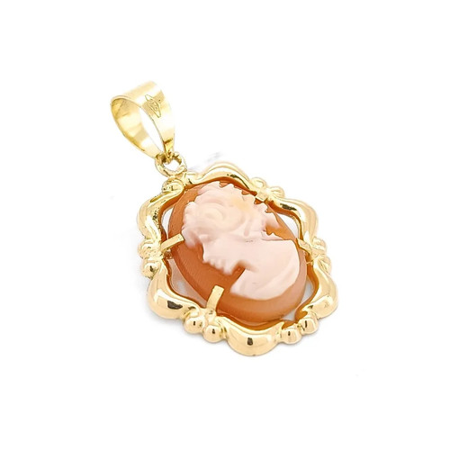 Ciondolo donna cammeo oro - donna,
