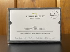 Candele votive led a batteria