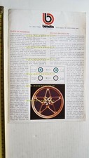 Bimota Ruote Racing in Magnesio depliant originale ITALIANO brochure 