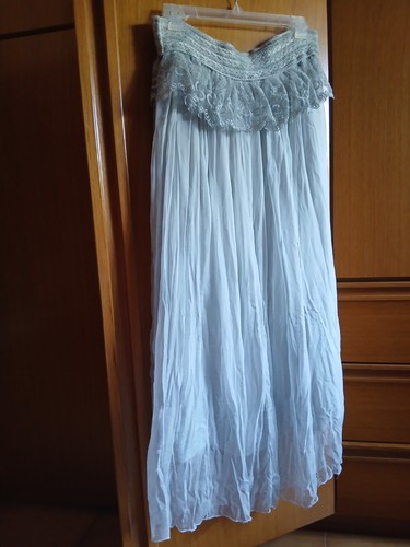 Gonna lunga chiffon e - in,