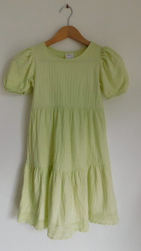 Abito manica corta zara verde - corta,