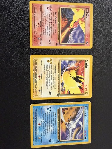Lotto carte pokemon moltres - lotto,