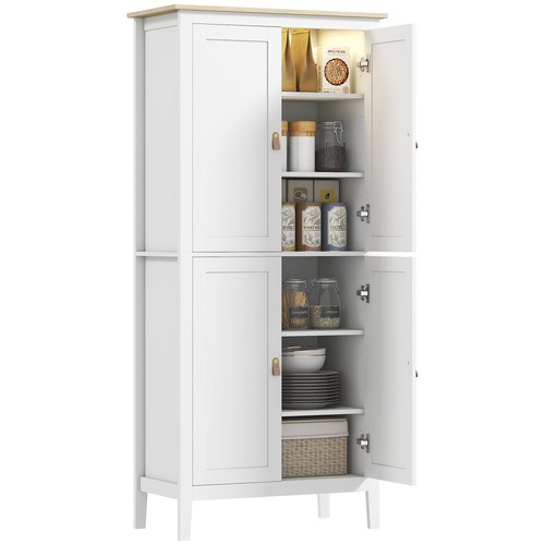 Homcom credenza alta cucina - credenza,
