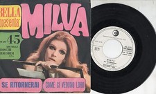 MILVA disco 45 giri STAMPA