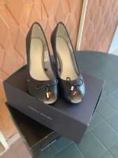scarpe donna Pelle Blu Tommy Hilfiger , N. 39 Italiano , Tacco 8 Cm