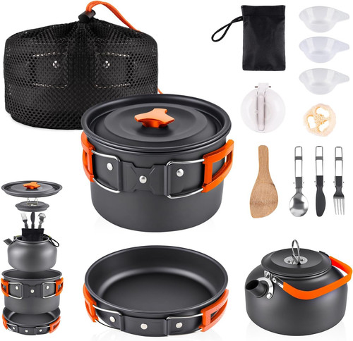 Set pentole campeggio - set,