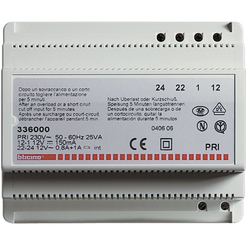 Alimentatore citofonico - alimentatore,